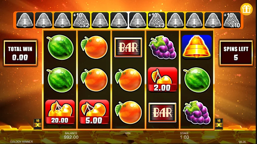 Golden Winner Slot Free Play Mode